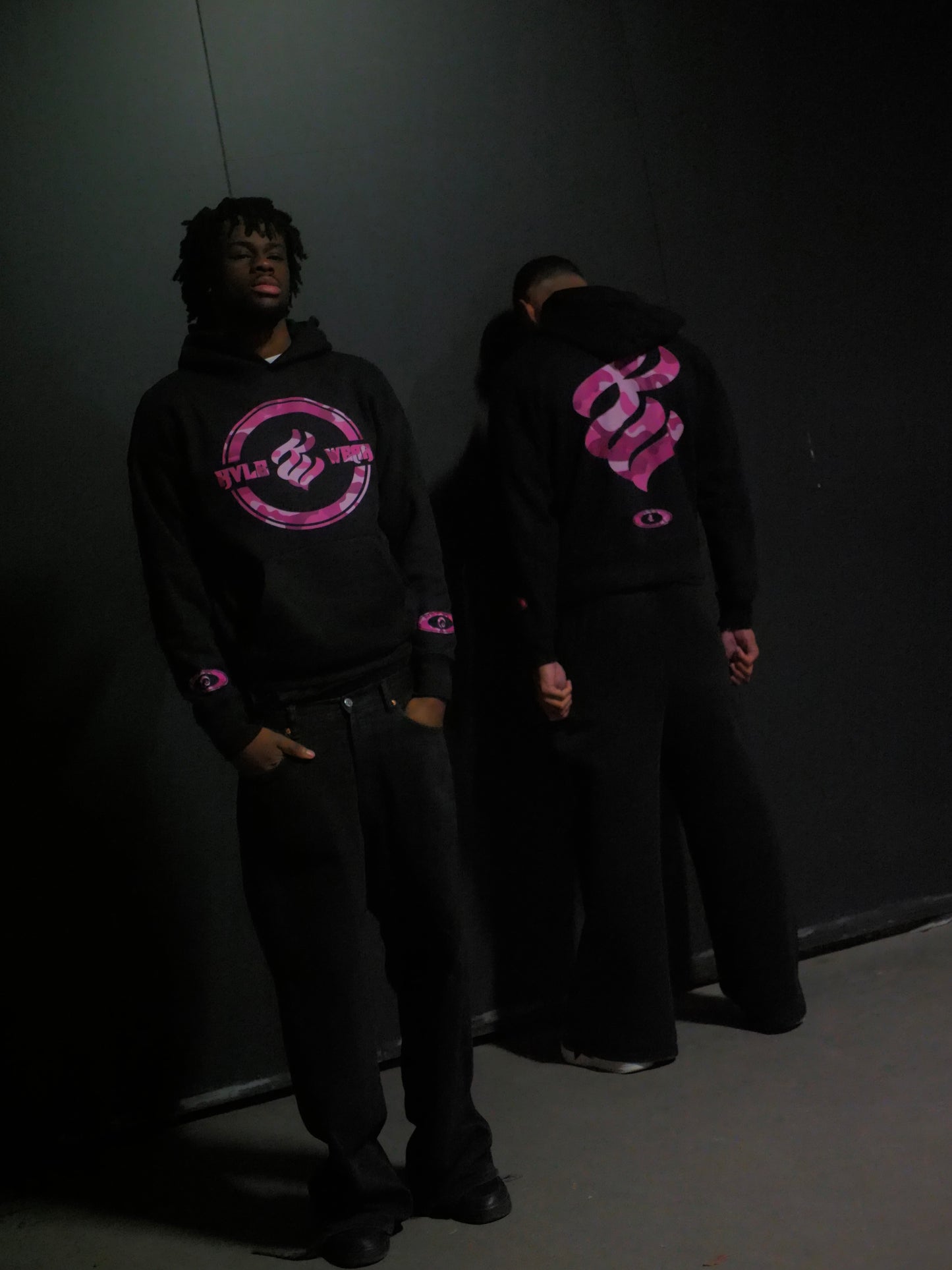 KVLE WEAR B4WAR OG BLACK HOODIE