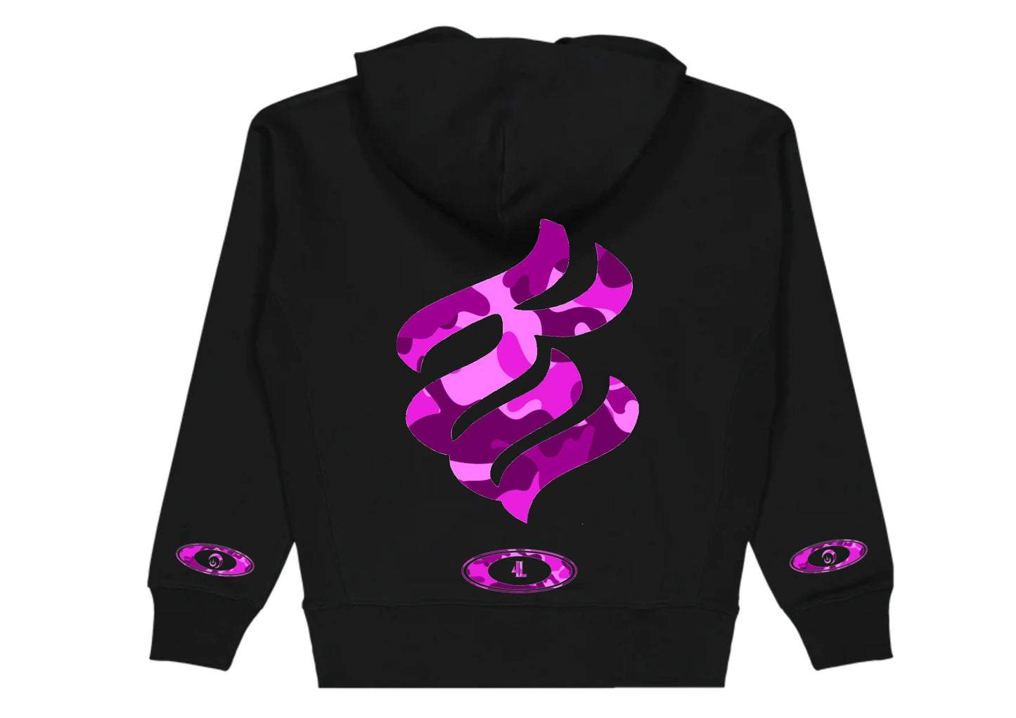 KVLE WEAR B4WAR OG BLACK HOODIE